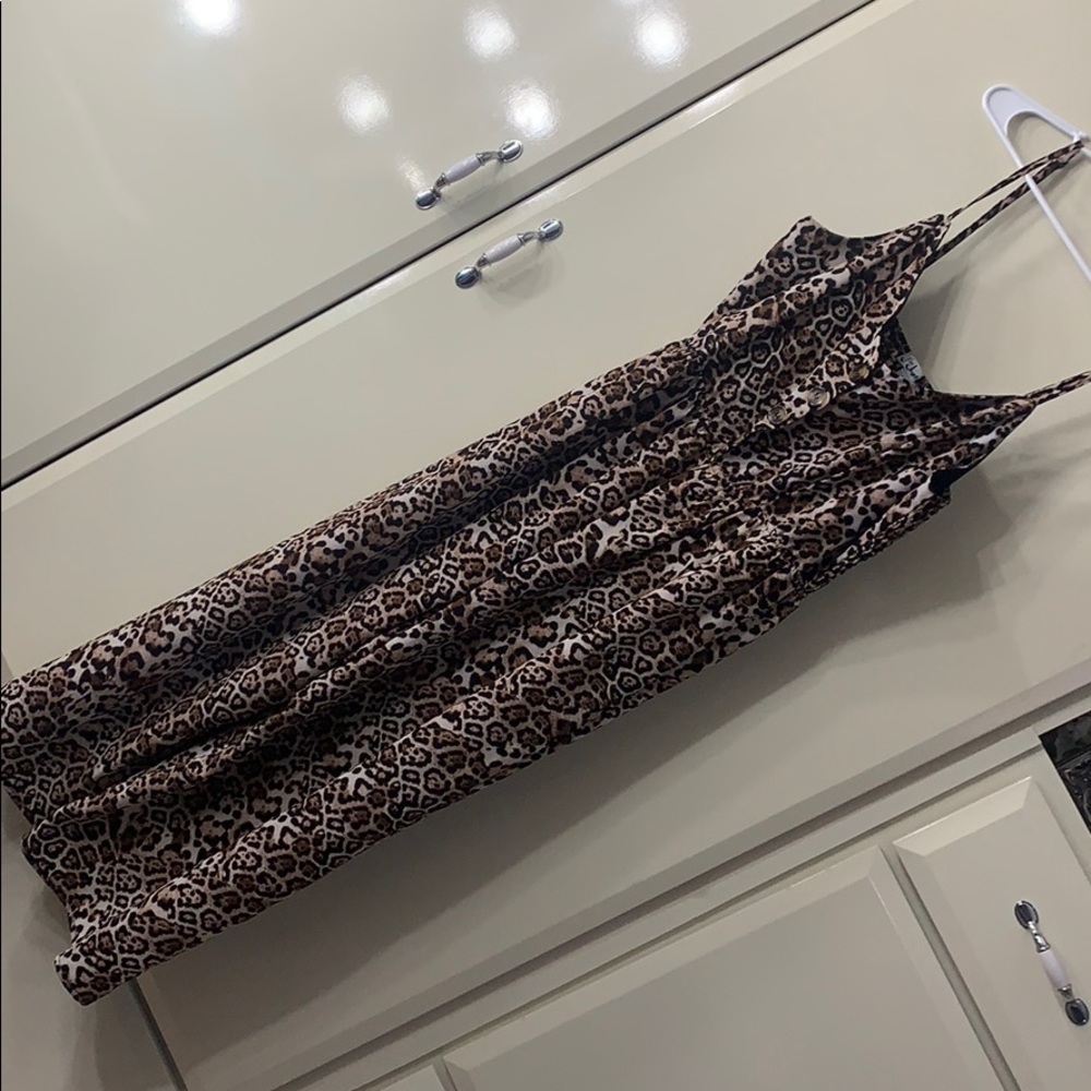 Cheetah Print Romper